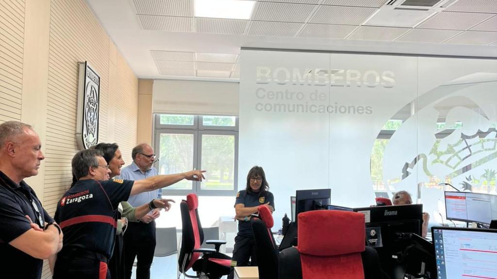 El Centro de Comunicaciones del Parque de Bomberos.