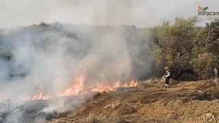 Incendio en Navalmoralejo (Toledo).