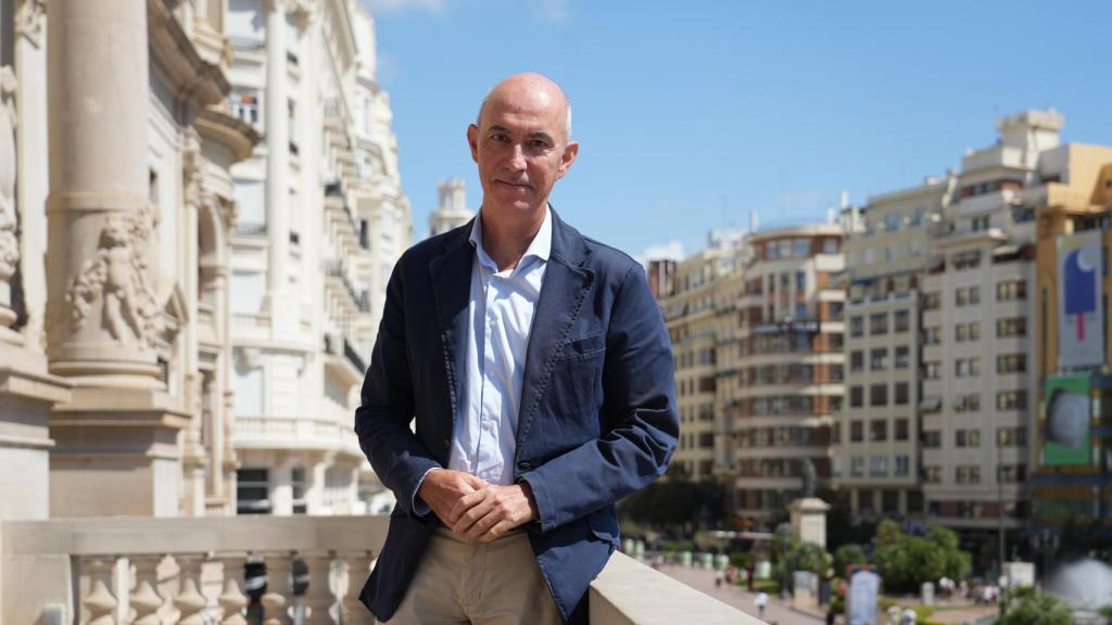 José Gosálbez, antes de la entrevista. Eduardo Manzana