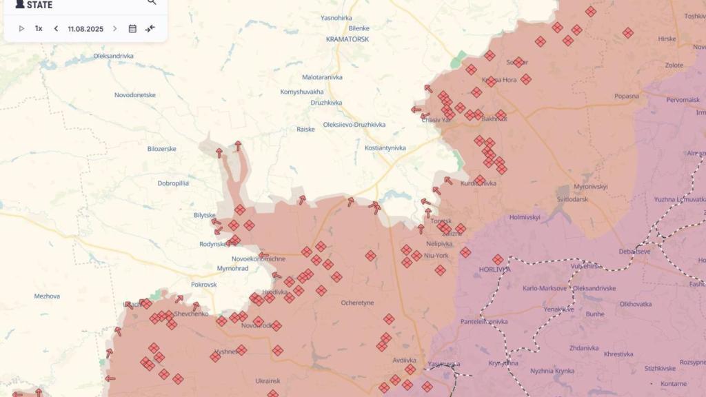 DeepState. 12 de agosto de 2025.