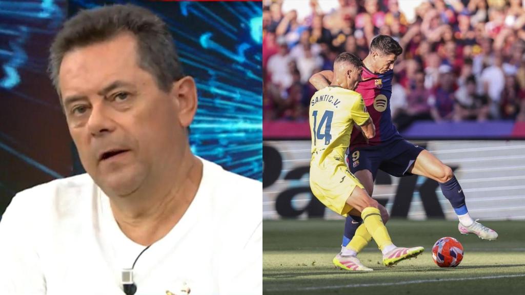 Imagen de Tomás Roncero y el FC Barcelona-Villarreal de la pasada temporada.