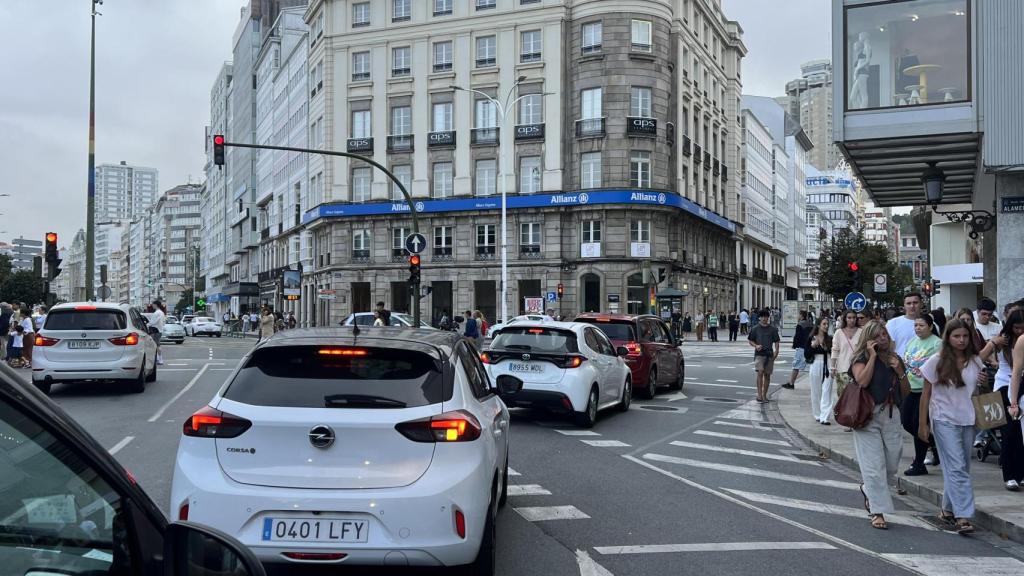 Imagen del cruce de la polémica.