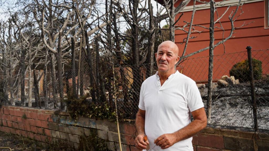 Cristóbal Ruiz, vecino de Soto de Viñuelas que salvó su casa en el incendio de Tres Cantos.