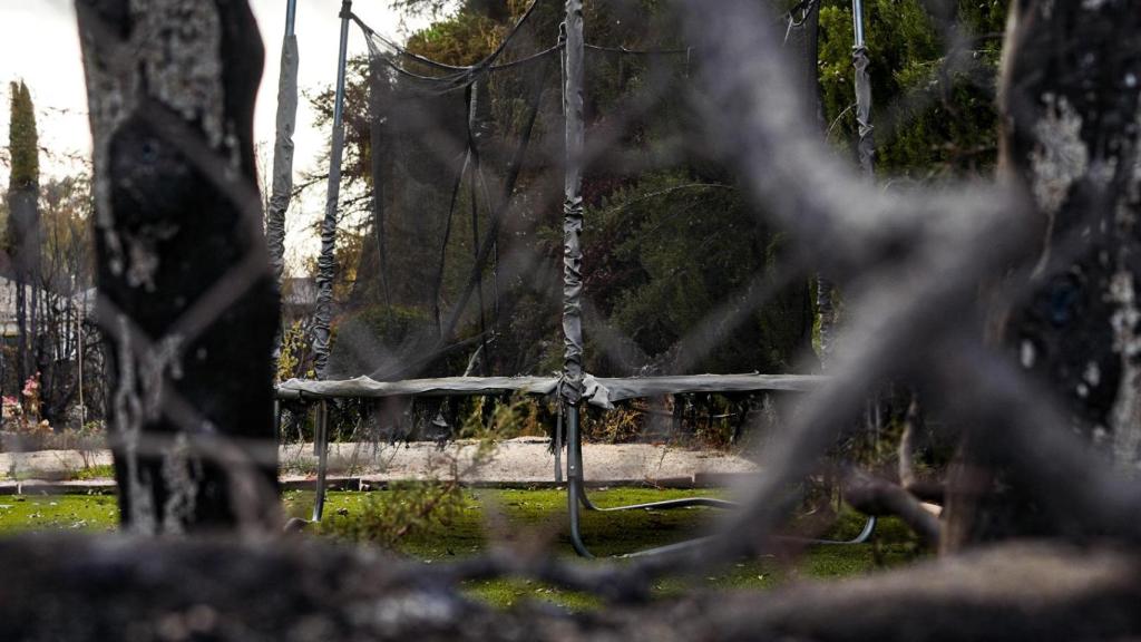 Jardín del King's College School, este martes.