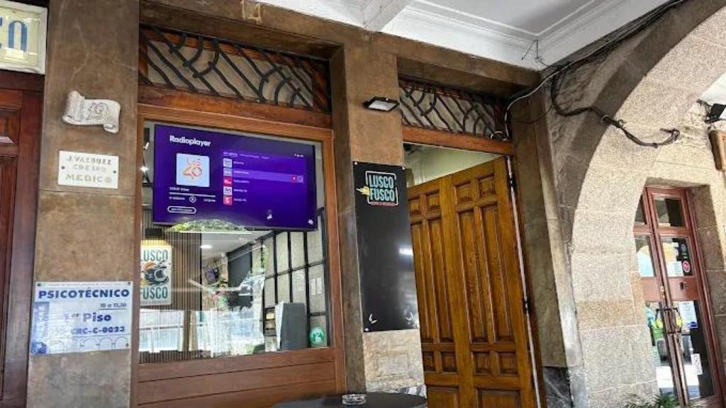 Fachada del Luscofusco de Betanzos.