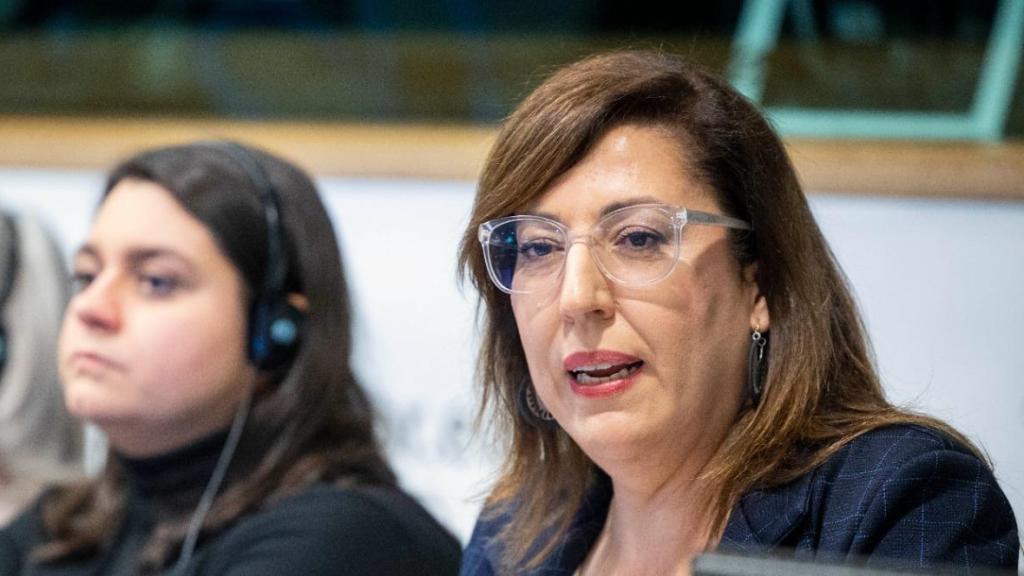 La directora general de Protección a la Infancia y las Familias del Gobierno de Canarias, Sandra Rodríguez, en primer término.