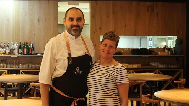 Quique Vázquez y Ana Señarís, en Terreo