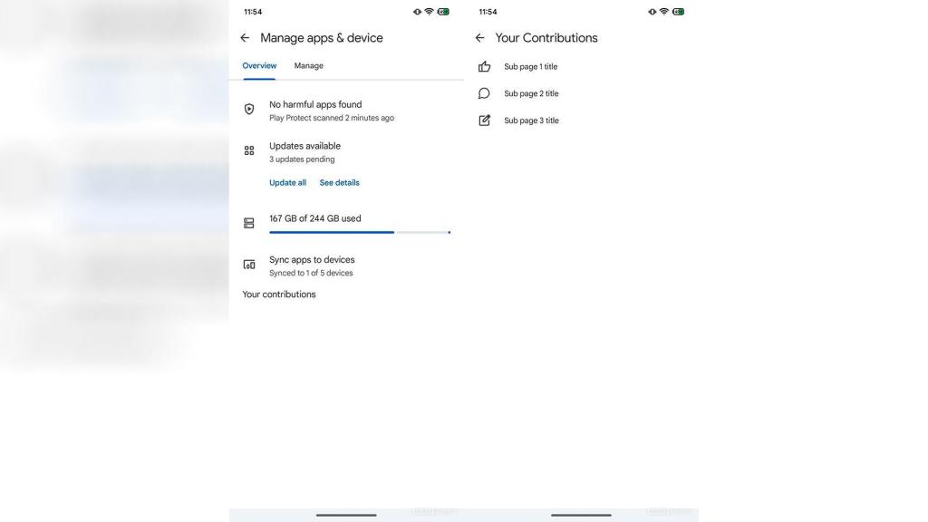 Dos capturas de la interfaz del foro de la comunidad de jugadores de la Play Store