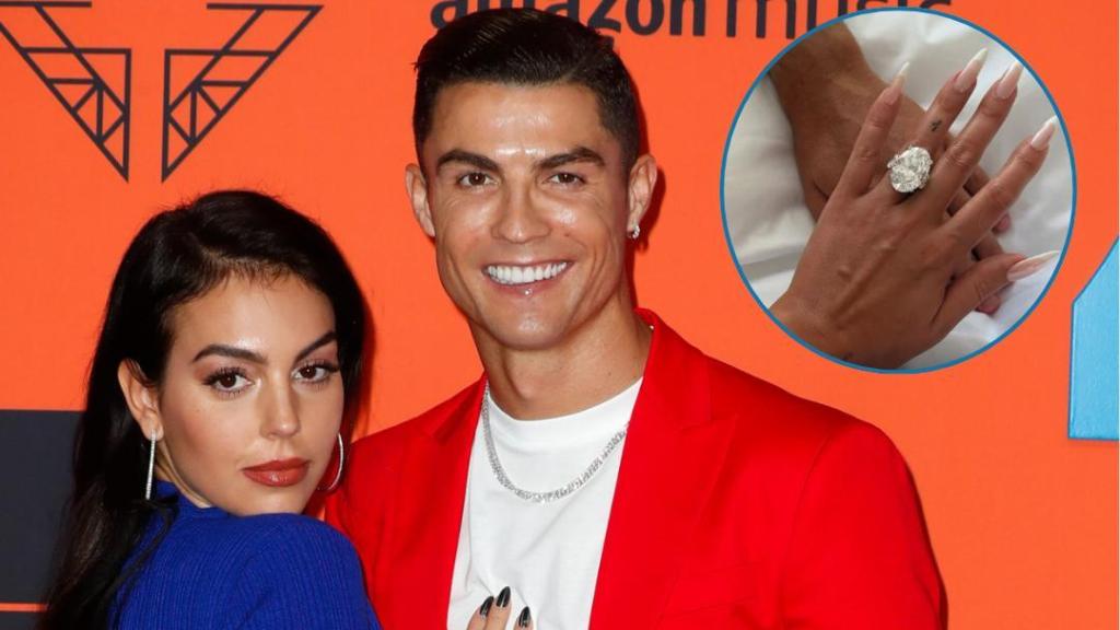 Georgina Rodriguez  y Cristiano Ronaldo se comprometen.