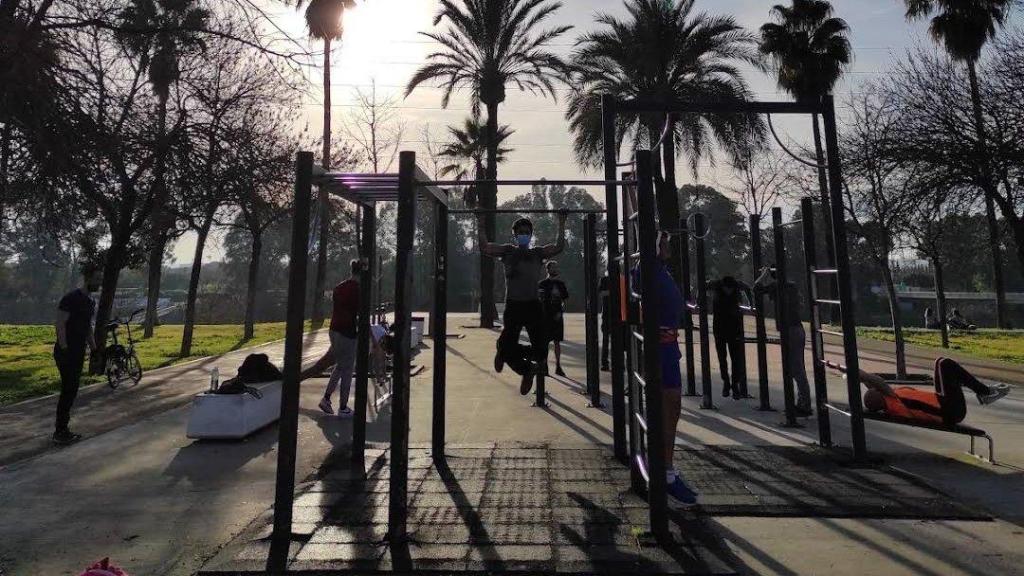 Parque de calistenia en San Jerónimo.