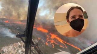 Incendio en Zahara de los Atunes.