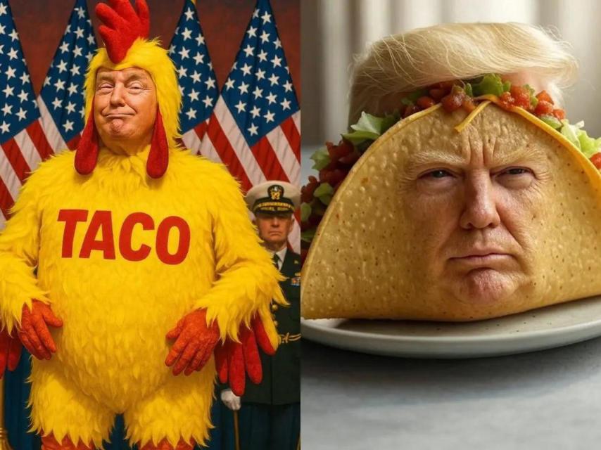 Algunos de los muchos 'memes' sobre TACO.