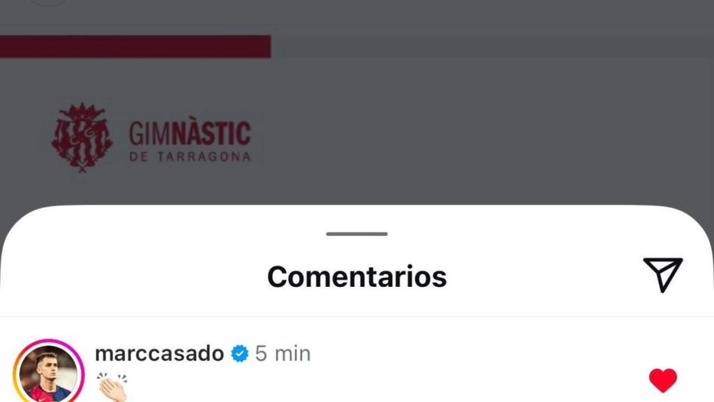 Marc Casadó comenta la publicación del Nástic.