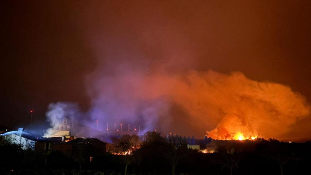 Incendio en Abejera de Tábara