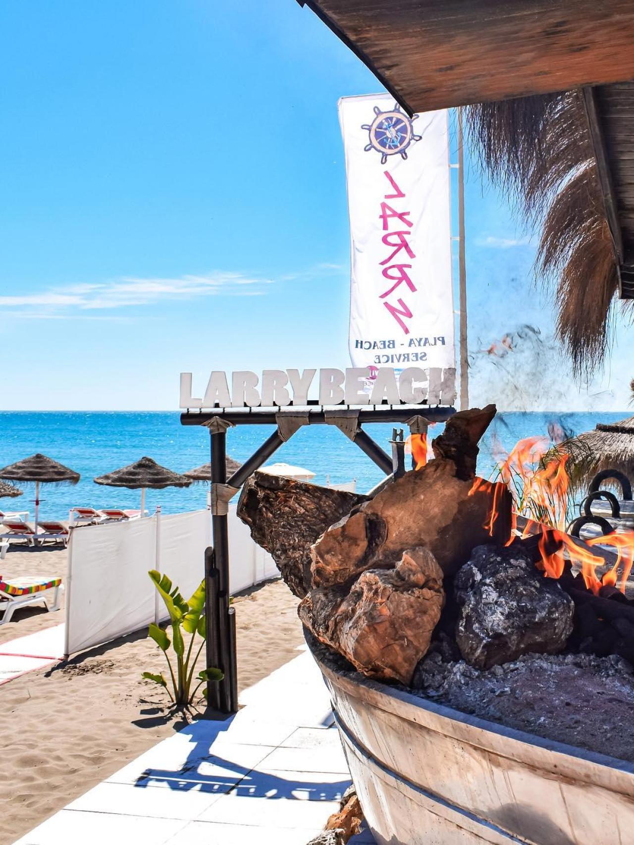 Las vistas al mar desde Chiringuito Larry.