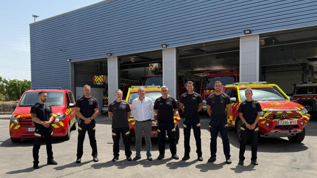 Entrega de los nuevos vehículos para el Consorcio de Bomberos de Toledo.