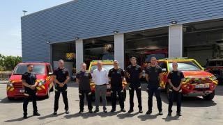 Entrega de los nuevos vehículos para el Consorcio de Bomberos de Toledo.