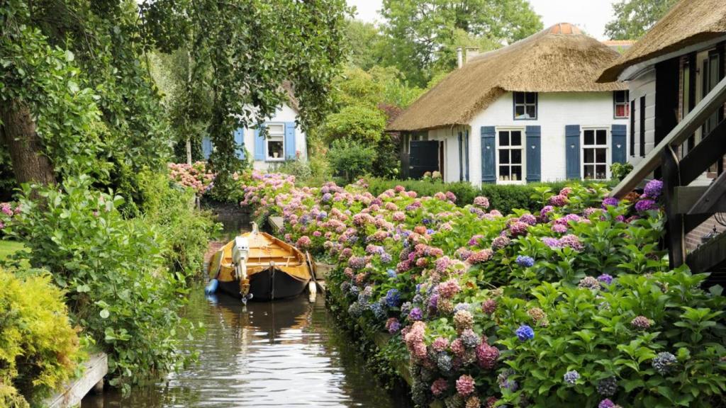 Giethoorn, en Países Bajos.