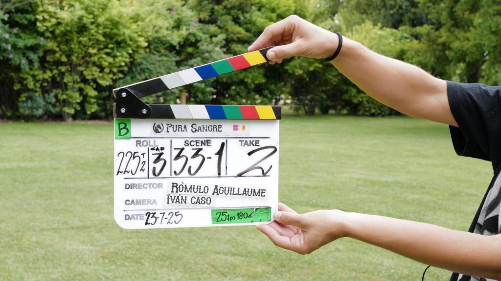 Imagen del rodaje de la serie 'Pura sangre'.