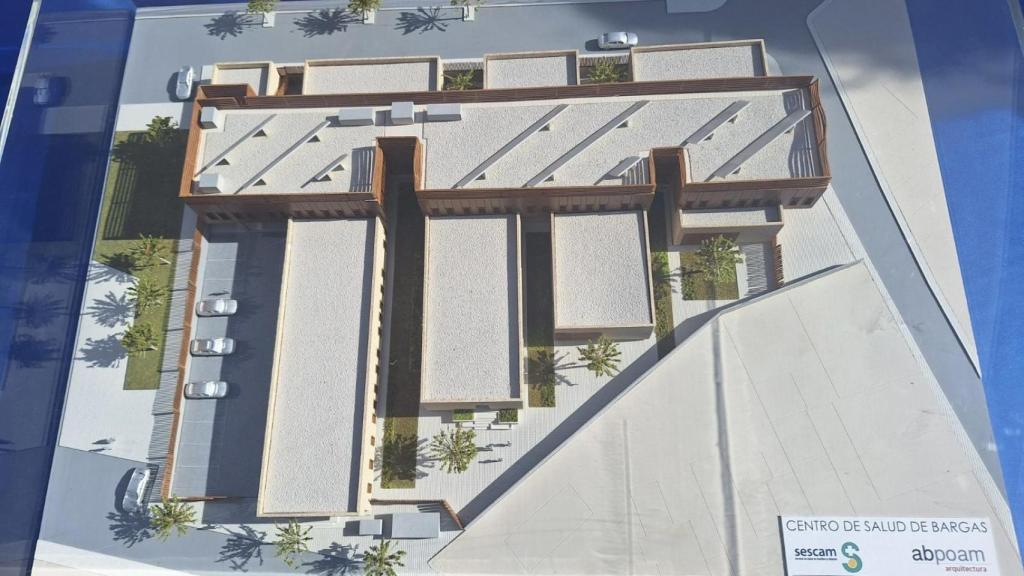 Maqueta del Centro de Salud de Bargas.