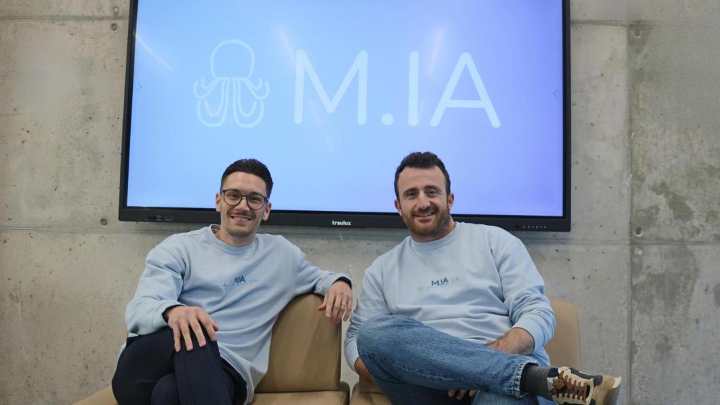 Cofundadores de la startup M. IA, ganadora de la segunda edición del Cofidis Startup Booster.