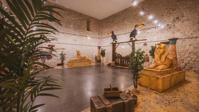 Imagen de la exposición 'Secretos de Egipto en el Alcázar' en Medina de Pomar