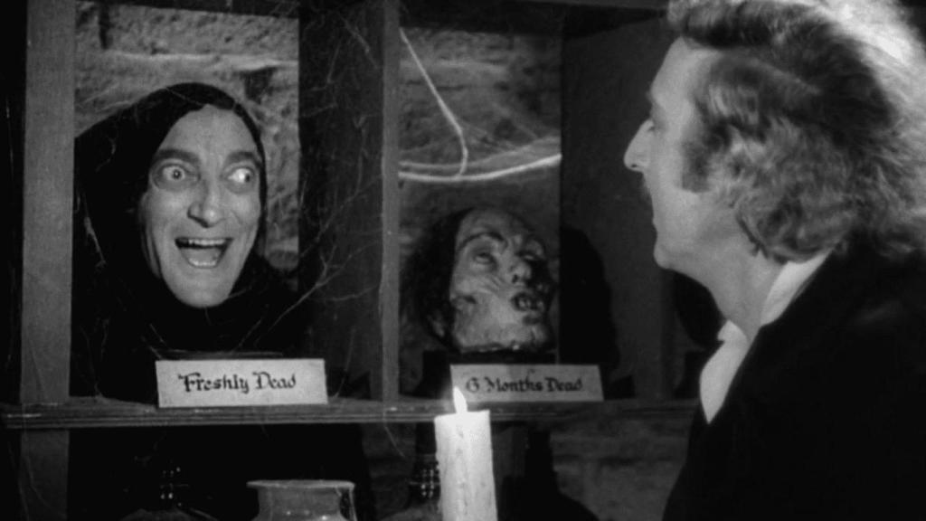 Fotograma de 'El Jovencito Frankenstein'.