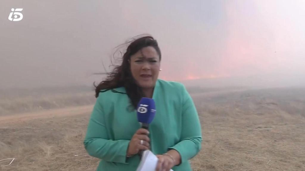 Noemí Bautista en 'Informativos Telecinco'.