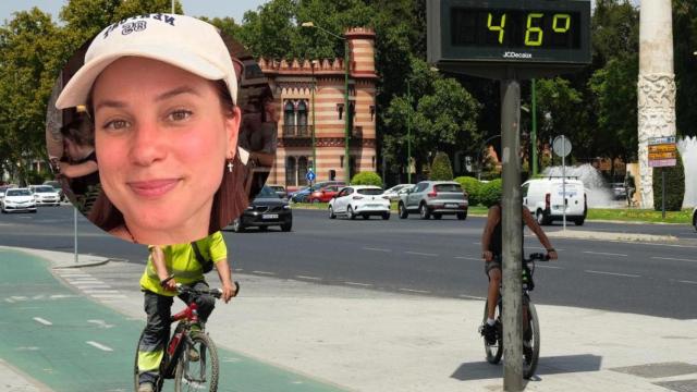 Imagen de Sevilla con el termómetro marcando 46 grados