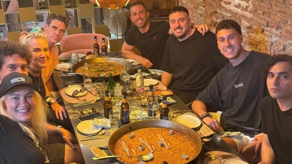 Los artistas en Vaqueta.