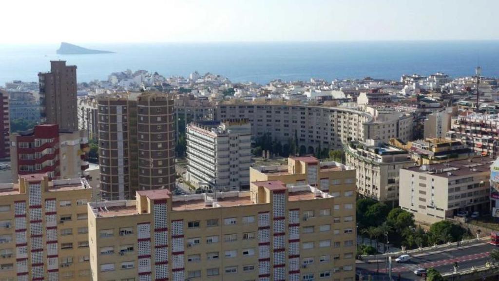 Algunos edificios destinados a la vivienda social en Benidorm, en una imagen de archivo.