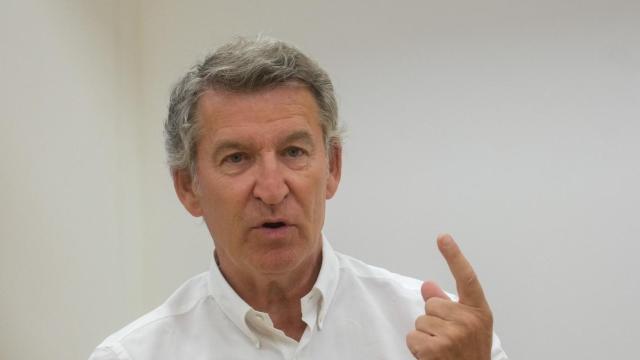El líder del PP, Alberto Núñez Feijóo.