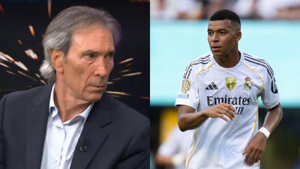 Imagen de Lobo Carrasco y Mbappé.