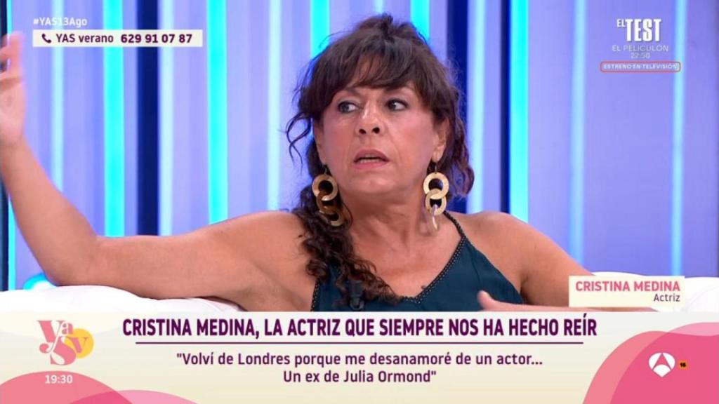 Cristina Medina, en 'Y ahora Sonsoles'