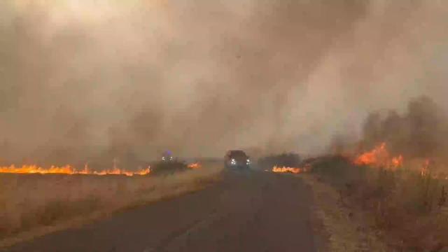 Evolución de los incendios