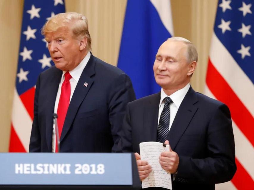Trump y Putin en Helsinki en 2018.