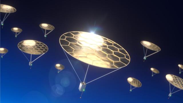 Ilustración del nuevo sistema de propulsión solar