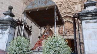 Procesión de la Virgen de los Reyes en Sevilla.