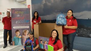 Alcampo activa la campaña solidaria de recogida de material escolar en los hipermercados de Burgos y Aranda de Duero