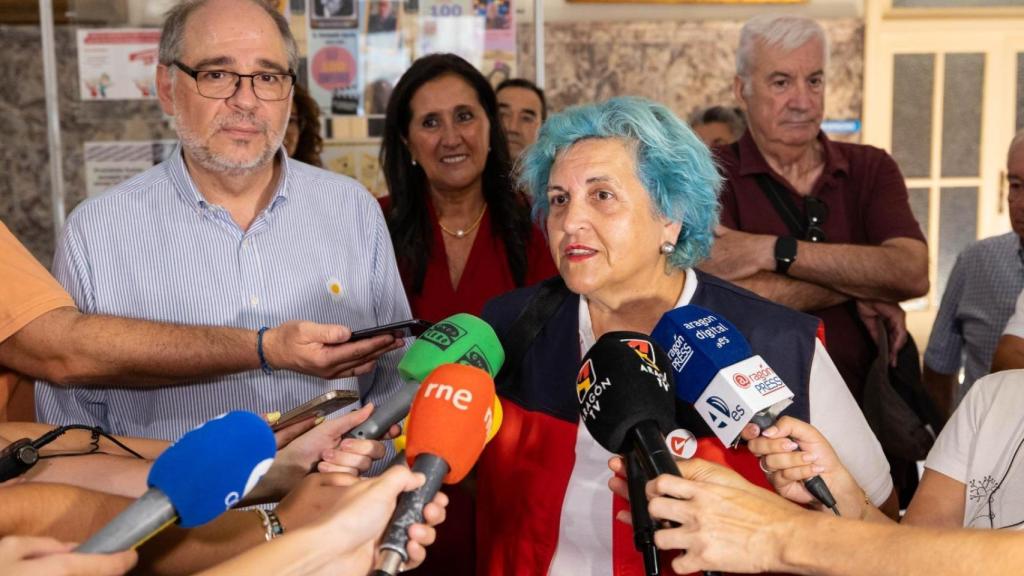 Mari Luz, una voluntaria de la residencia la Casa Amparo.