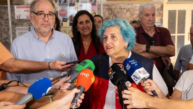 Mari Luz, una voluntaria de la residencia la Casa Amparo.