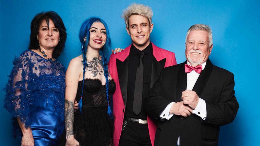 De izquierda a derecha, Isabel, Ainara, Aarón y Tomás, los protagonistas de Arroz y Desgracias: