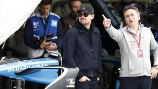 Alejandro Agag, con Leonardo DiCaprio, en Moulay El Hassan, en Marruecos, en 2018.