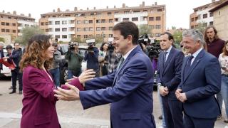 a presidenta de la Comunidad de Madrid, Isabel Díaz Ayuso con Mañueco en una foto de archivo