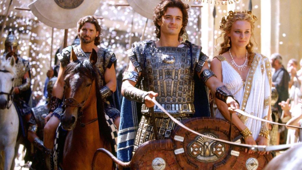 Un fotograma de 'Troya' (Wolfgang Petersen, 2004).