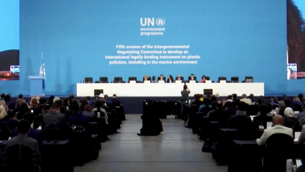 Imagen del arranque del plenario de las negociaciones de Ginebra.