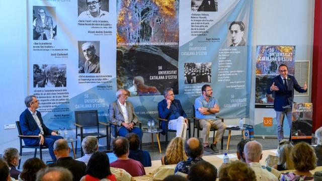 Un acto de la Universidad Catalana de Verano en 2024.