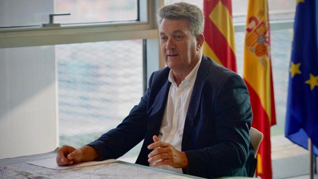 Martínez Mus durante el encuentro. Vicent Bosch