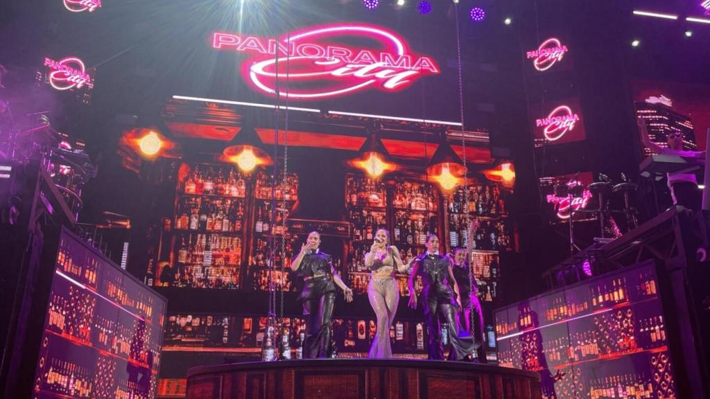 Panorama durante la actuación del pasado año en Guijuelo