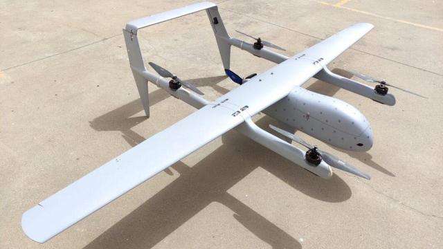 Dron empleado para el estudio